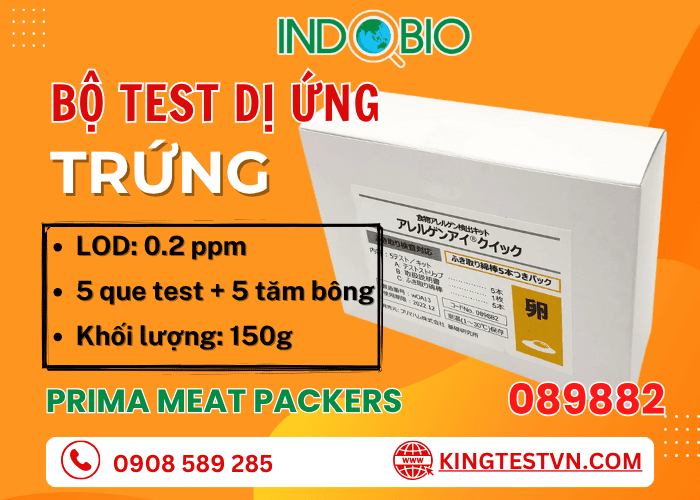 Que test dị ứng trứng Prima Meat Packers 089882
